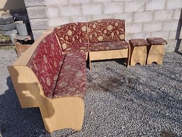 кухоный набор: Продаю Мягкий гарнитур " Надежда" : диван + 2 кресла в одном стиле — 6