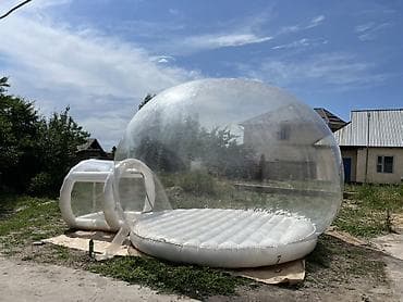 Спорт жана эс алуу: 🎈 ПРОЗРАЧНЫЙ БАТУТ-КУПОЛ ДЛЯ ПРАЗДНИКОВ, ФОТОСЕССИЙ, СВАДЕБ И.Т.П🎉 — 3