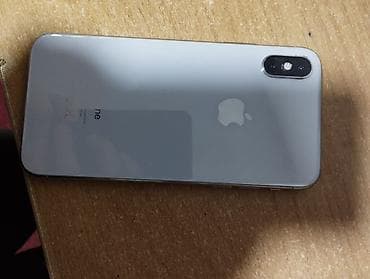 IPhone Xs, Б/у, 256 ГБ, Серебристый, Зарядное устройство, Защитное стекло, 77 %