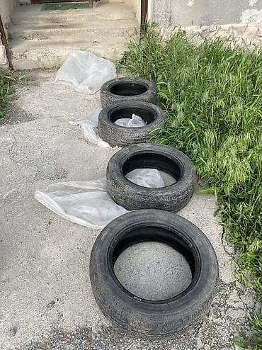 Шины 205 / 55 / R 16, Лето, Б/у, Комплект, Легковые, Корея, Hankook