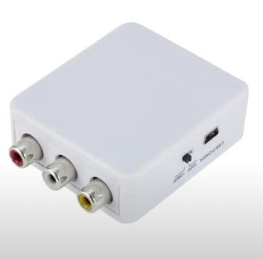 адаптер для телевизорра: AV RCA CVBS к HDMI-совместимый 1080Р видео преобразователь мини — 5