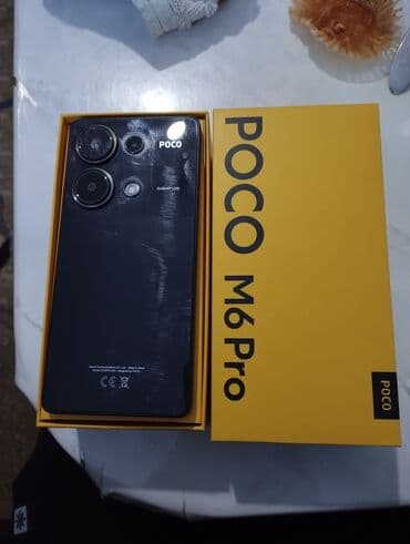 мониторы малайзия: Poco M6 Pro, Б/у, 256 ГБ, цвет - Черный, 2 SIM — 2