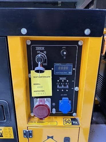 Техника и электроника: Дизельный генератор DINGQI Silent Generator 8.0 kW (ART: 108800) - — 3