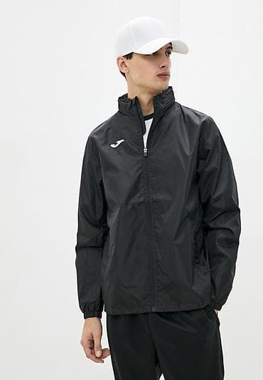 дождевик пончо: Мужская спортивная ветровка Joma, черная. - Легкая и компактная — 2