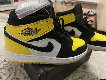 nike react: Кроссовки Air Jordan 1 Mid “Yellow/Black/White” - Размер: US 8 / UK 7 — 4