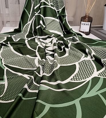 шелковые: ДЕШЕВО Атласные шёлковые из хлопка платки размер 110×110 и 90×90 — 10