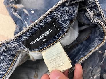 bootcut jeans: Мужские шорты, Б/у, цвет - Синий, Бесплатная доставка — 3