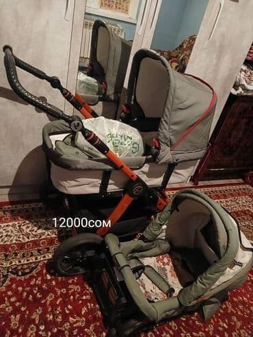 детские спортивные костюмы леопардовые: Коляска, Б/у — 6