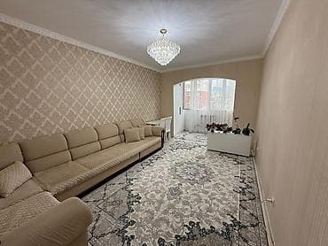 Квартиры: 2 комнаты, 66 м², 106 серия, Кок-Жар ж/м 106 серия, 2 этаж, Евроремонт — 1
