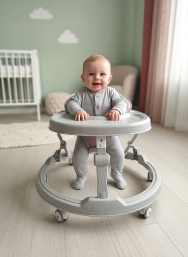 Детские ходунки Babywalker - Тип: классические ходунки с круглым at lalafo.kg Детские ходунки Babywalker - Тип: классические ходунки с круглым