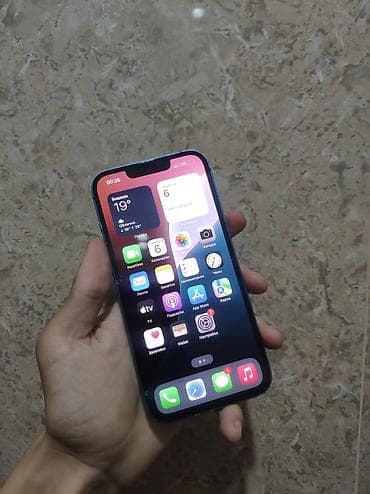 iphone 8x: IPhone 13, Б/у, 128 ГБ, Синий, Кабель, 80 % — 2