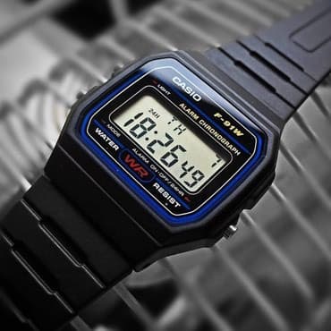 электронные часы на руку: Легендарная модель F-91 Оригинал ! ___ Функции : секундомер — 6