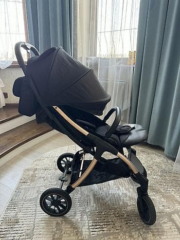 Коляска, цвет - Черный, Новый