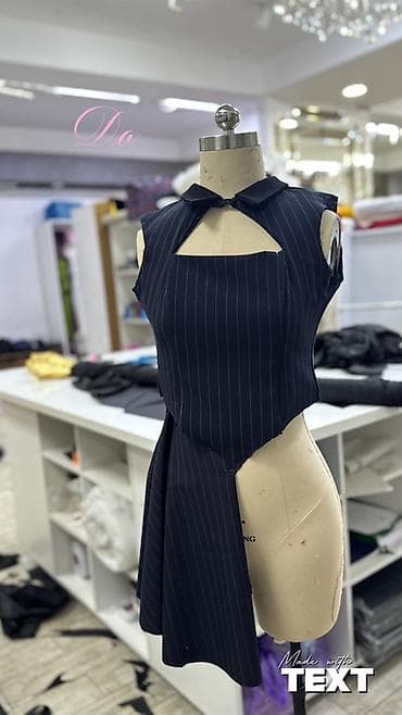 яркое платье: Повседневное платье, Made in KG, Короткая модель, S — 2