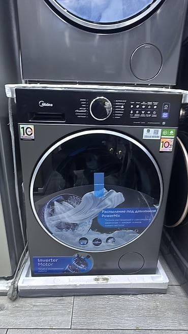 Стиральная машина Midea, фронтальная загрузка, 10kg - Инверторный