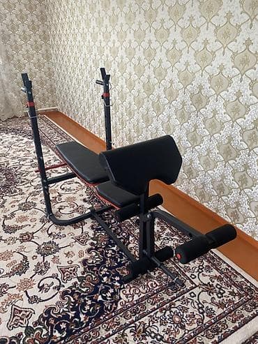 продаю гантель: Многофункциональная силовая скамья для дома - Скамья со стойками под — 2