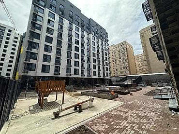 Квартиры: 2 комнаты, 76 м², Кок-Жар ж/м Элитка, 6 этаж, ПСО (под самоотделку) — 5