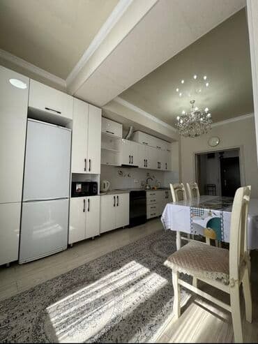 бишкек аренда квартира долгасрочный: 4 комнаты, Агентство недвижимости, Без подселения, С мебелью полностью — 1