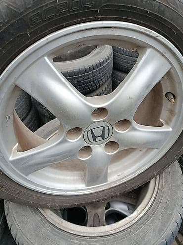 хонда диска: Колеса в сборе 205 / 55 / R 16, Лето, Б/у, Комплект, Легковые, Литые, отверстий - 5 — 1