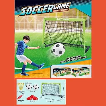 Игрушки: Детская футбольная ворота + в подарок мяч ⚽️ Это игровой набор для — 3