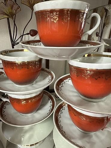 silver kitchen: Чайный сервиз Барановка на 5 персон — 6