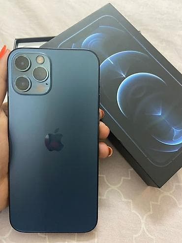 кел кел: IPhone 12 Pro, 128 ГБ, Pacific Blue, Куту, 79 % — 4