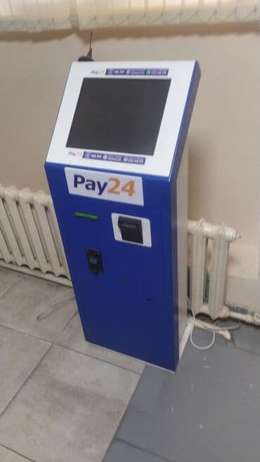 Платежный терминал Описание: - Напольный - Большой сенсорный экран