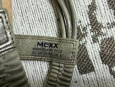 Босоножки, сандалии, шлепанцы: Босоножки, 37, MEXX, Б/у, цвет - Серый — 3