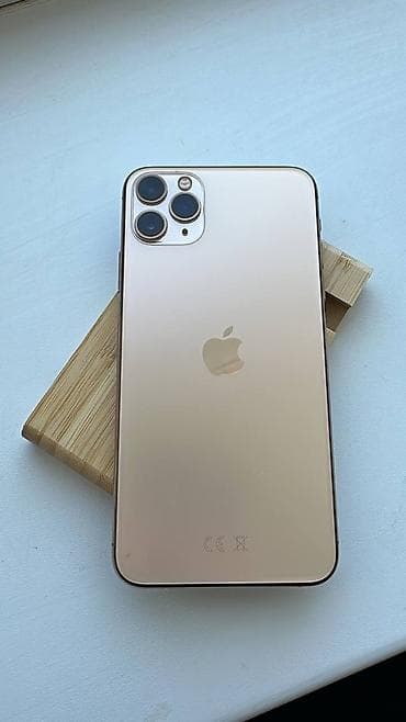 трутон: IPhone 11 Pro, Б/у, 64 ГБ, Золотой, Защитное стекло, Чехол, 100 % — 2