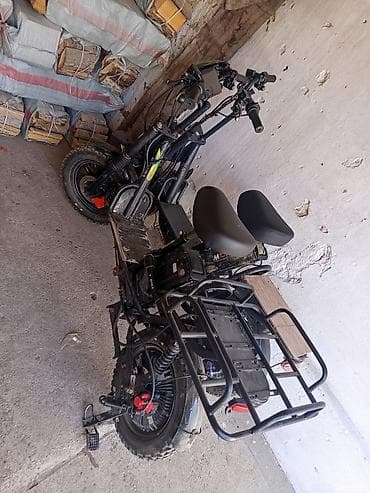 аксессуары для скутеров: Электроскутер грузовой (E-Bike) с задним багажным модулем - — 5