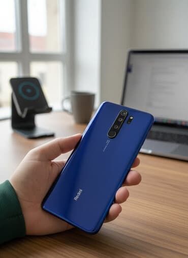 redmi 11 note: Redmi, Redmi Note 8 Pro, Колдонулган, 128 ГБ, түсү - Көк, 2 SIM — 1