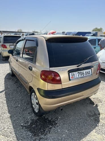 авто кридит бишкек: Daewoo Matiz: 2003 г., 0.1 - engine capacity л, Механика, Бензин, Хетчбек — 7