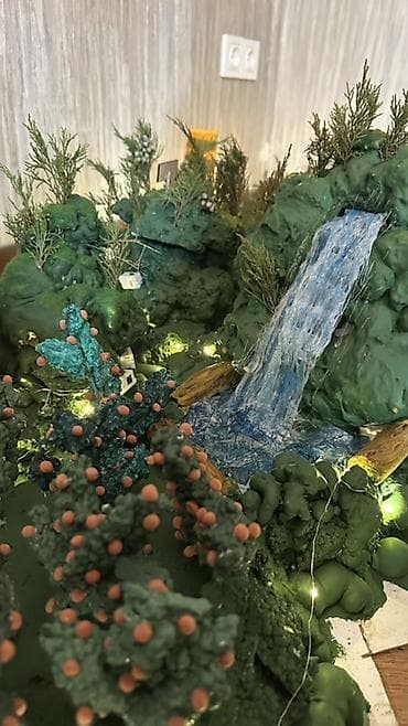 hi tech: Большой декоративный макет «Лесная долина» с подсветкой. - Ручная — 2