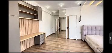 osh flat: 2 комнаты, Асанбай мкр Агентство недвижимости, Семейным, от 6 месяцев, С мебелью полностью — 3