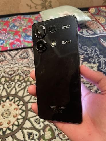 Redmi, Redmi Note 13, Б/у, 128 ГБ, цвет - Черный, 2 SIM