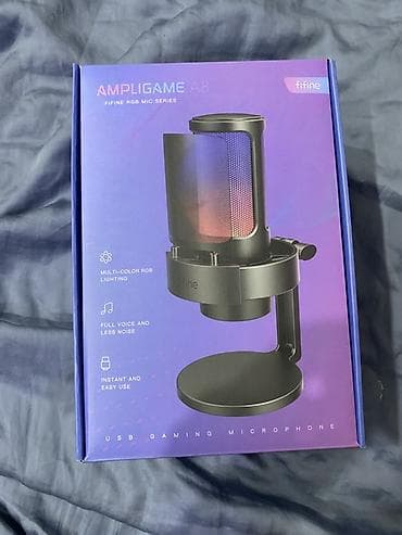 samsung a41: USB-микрофон Fifine AmpliGame A8 (RGB) Игровой конденсаторный — 2