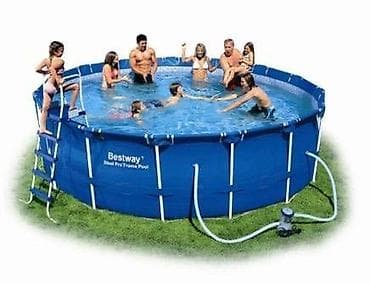 Спорт жана хобби: Каркасный бассейн Bestway Steel Pro MAX - Размер: 366 × 100 см - — 4