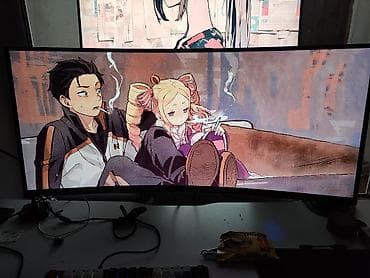 Монитор, Iiyama, Б/у, ЭЛТ, 33" - 34"