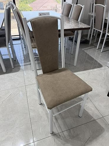 chair table: Кухонный стол и стул, цвет - Бежевый — 4