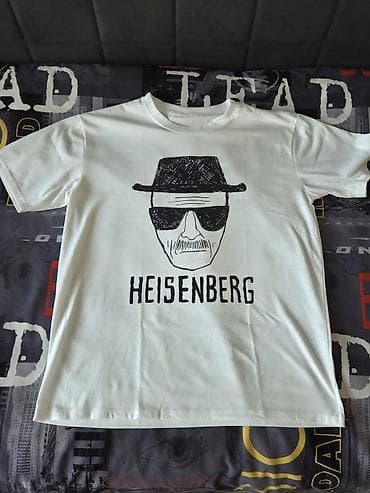 зимняя спецодежда: Футболка с принтом “HEISENBERG” из Breaking Bad - Цвет: белый - Крой — 1