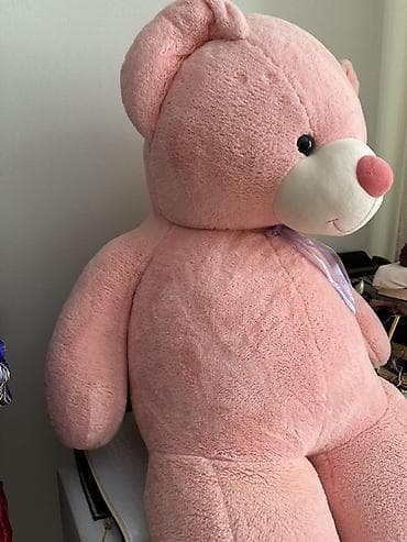 надувной панда: Большой плюшевый мишка розового цвета. Уступлю реальным покупателям🤝 - — 2