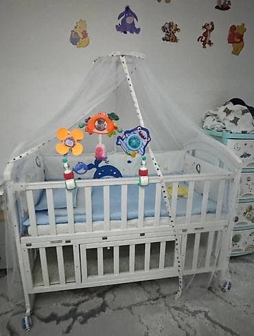 с мебелью: Детская кроватка как новая пользовались 2 недели в идеальном состоянии — 2