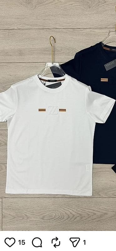 мужская водолазка: Мужская футболка, 3XL, 4XL, Moncler, Новый, цвет - Черный — 5