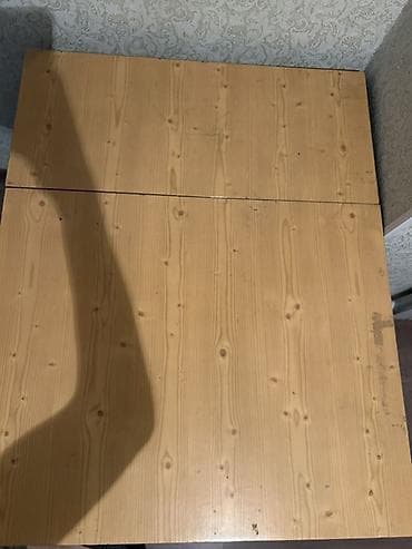 мебел ош: Стол трансформер Для кухни, Стол-книжка, цвет - Коричневый — 4