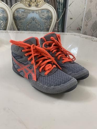 nike react: Кроссовки Asics для зала/борьбы, средняя посадка. - Цвет: серый с — 3