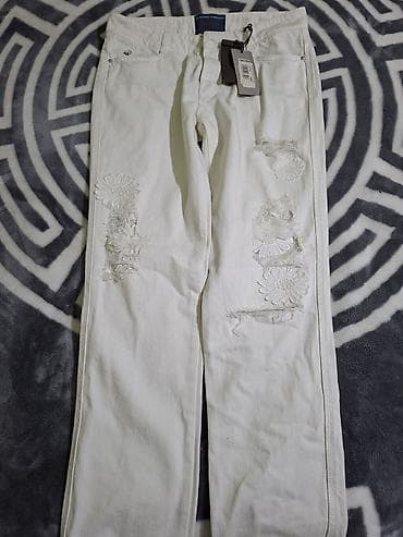 комбенизон hm: Женские джинсы Ermanno Scervino Royal Denim. - Цвет: молочно‑белый. - — 1