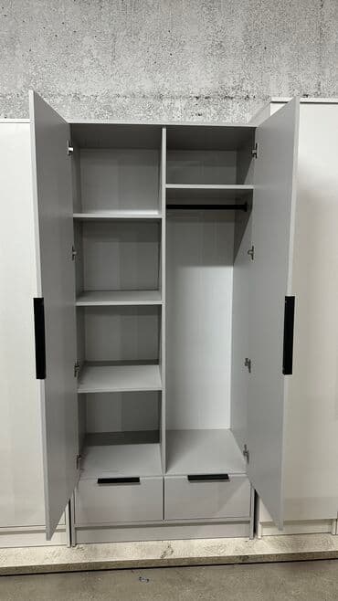 шкаф для одежды из ткани: Шкаф для одежды, Новый, Прямой, ЛДСП — 20