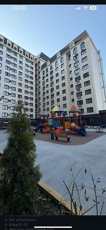 кызыл таш: 1 бөлмө, 37 м², Евроремонт — 6