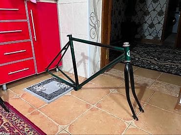 Велосипед тетиктери: Рама для дорожного/трекового велосипеда с вилкой - Материал: сталь — 2