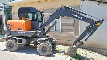 мотоцикл каракол: Экскаватор, Doosan, Дөңгөлөктүү — 4